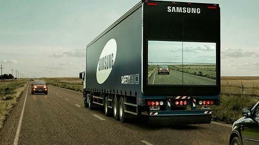 PR Stunt of the Week: Samsung “The Safety Truck”