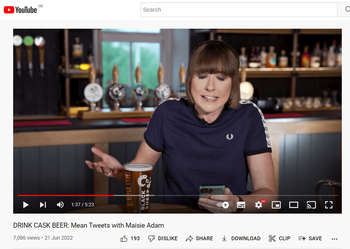 Black Sheep Brewery partners with Maisie Adam to challenge stereotypes of cask beer